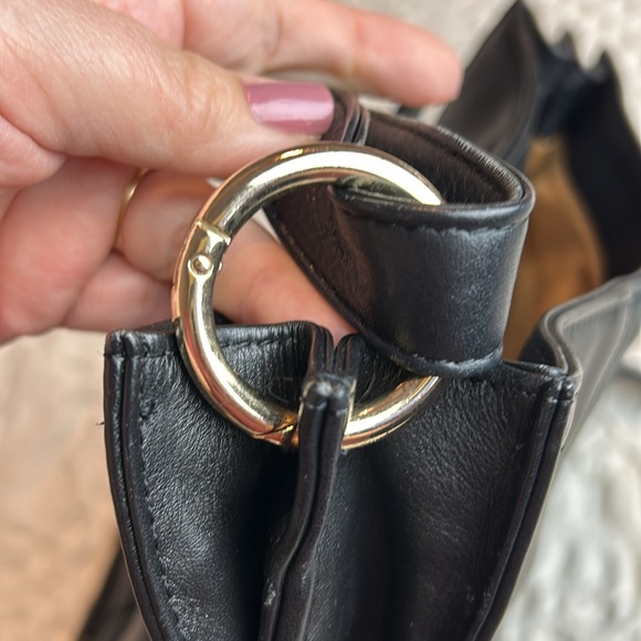 NWOT Levenger Soft Genuine Leather w/ suede strip Crossbody Messenger Bag - Picture 15 of 17